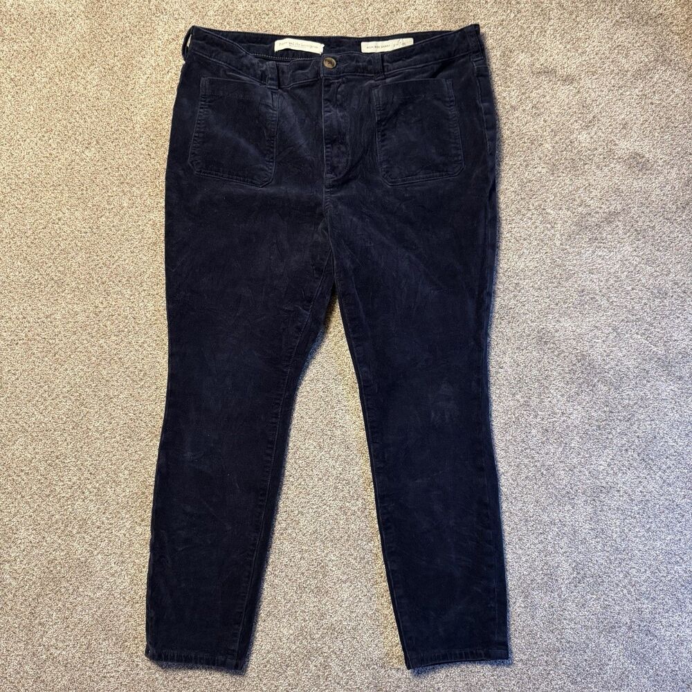 Anthropologie Pilcro And The Letterpress High Rise Skinny Womens 33 Dark Blue